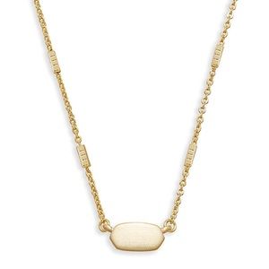 Kendra Scott Gold Fern Necklace